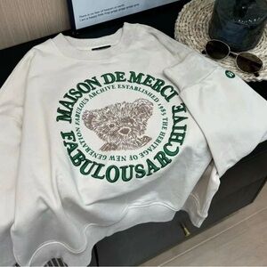 Bear Graphic Sweater - Women